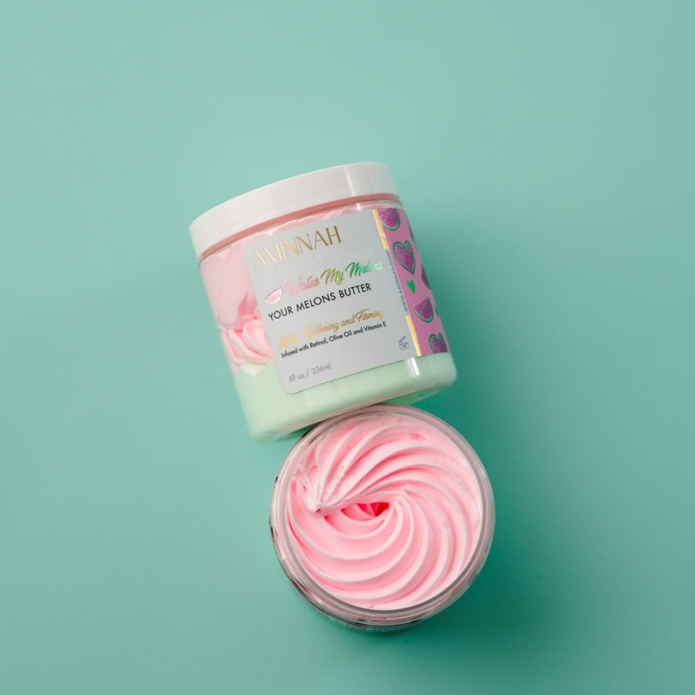 Aminnah Skincare Watermelon Whipped Body Butter Jar - NEW!